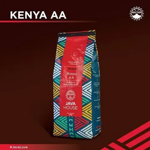 Java House ROASTED KENYA AA COFFEE BEANS (375g)