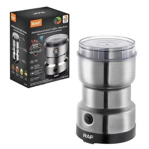 RAF Electric Spice, Nuts, Mill 4 Blades Coffee Bean Grinder 200-300g Stainless Steel Ele…