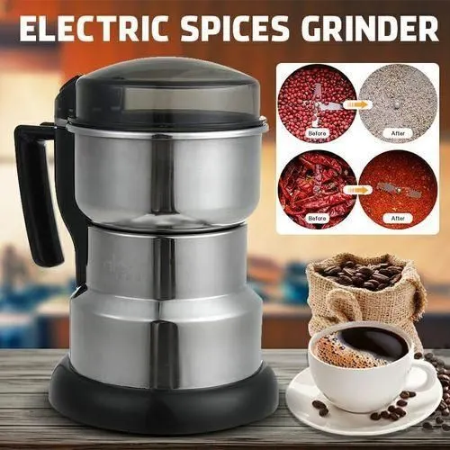 250W Stainless Electric Coffee Grinder Electric Grinder Grain Food Bean Grinding Powder …