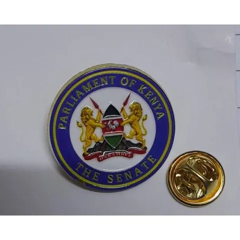 The Senate of Kenya lapel pin