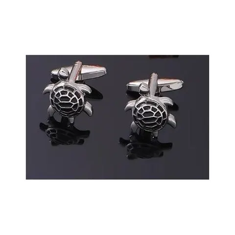 Dy Silver Tortoise designed Cufflinks